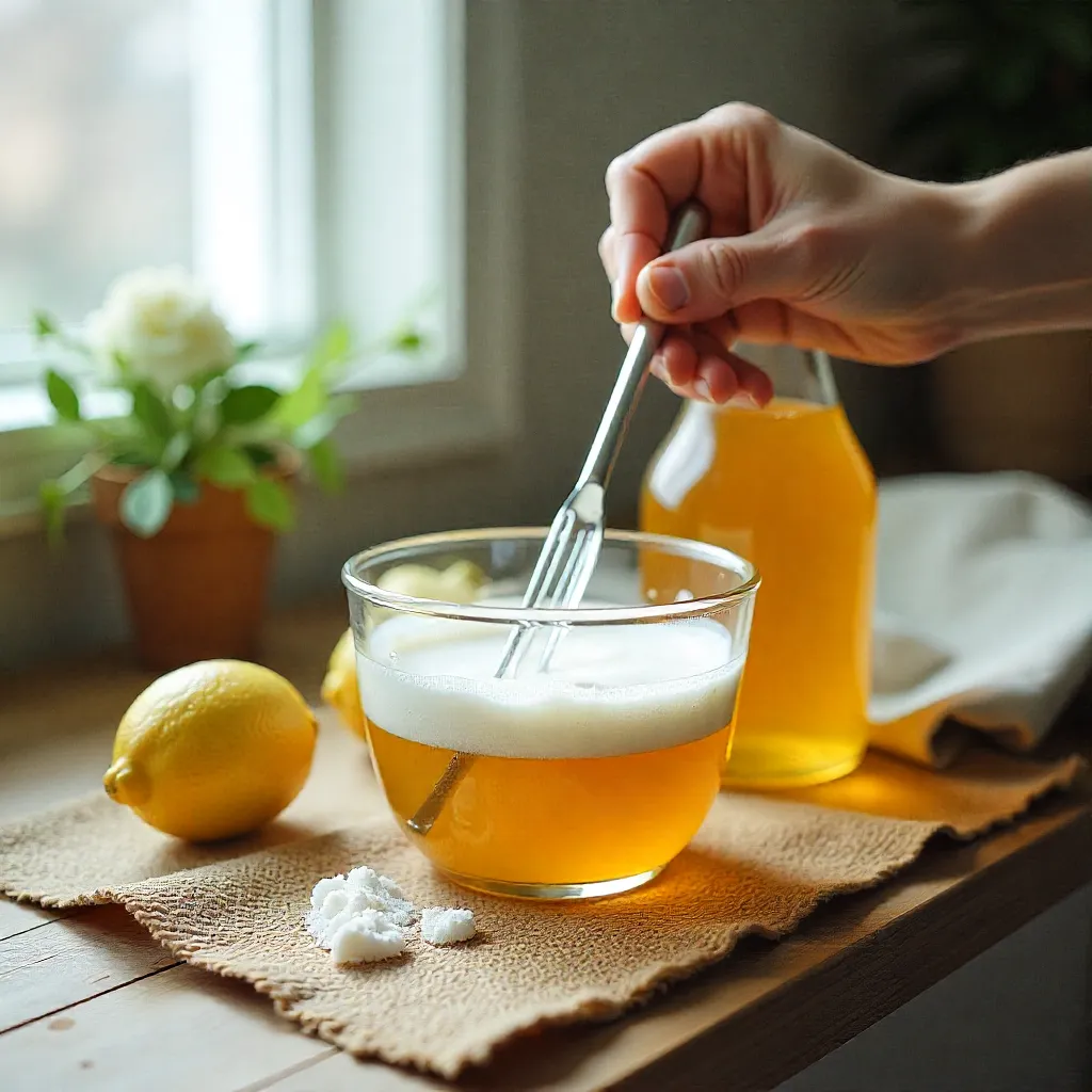 Window cleaning solution preparation